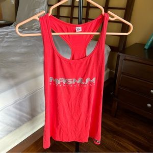 7/$20 Public Myth MAGNUM red tank top size small